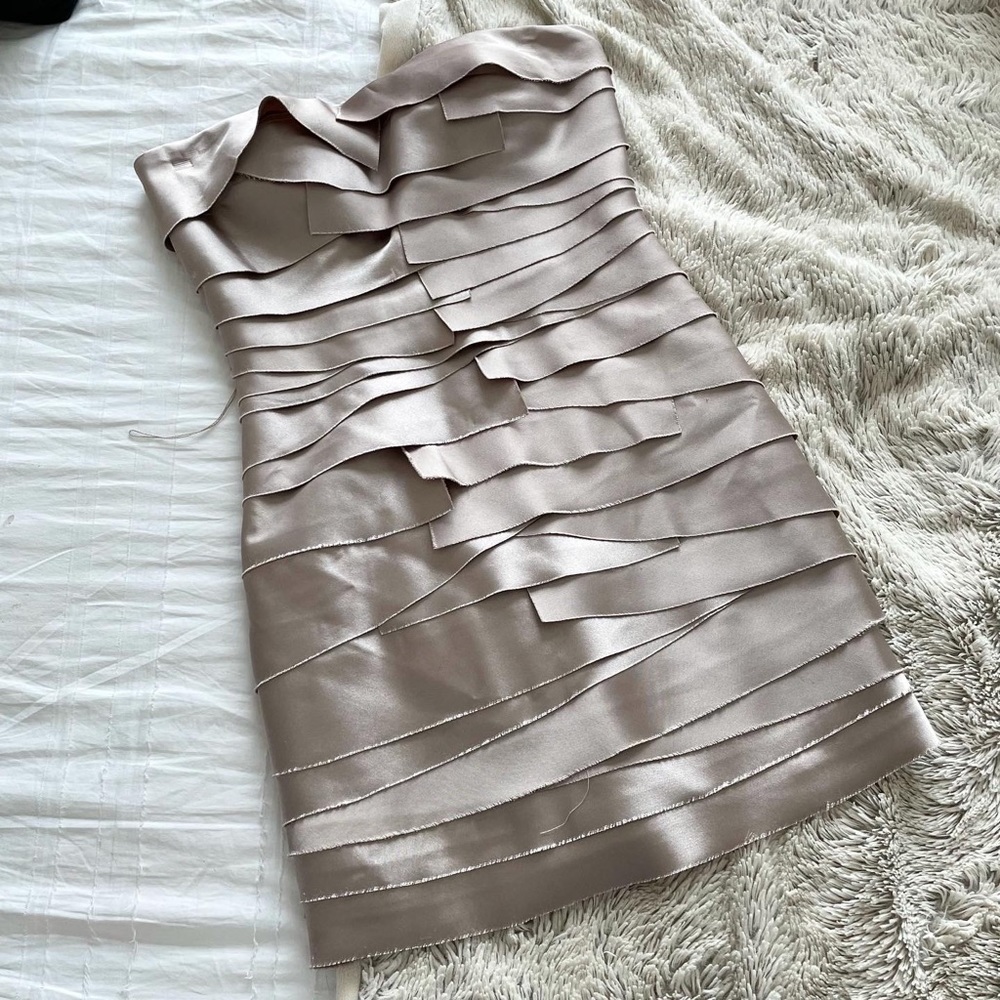 Bebe Tapered Mini Dress
